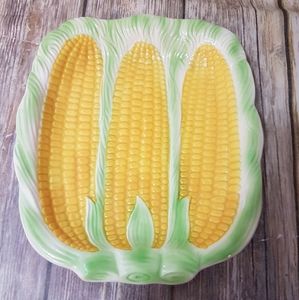 Vintage corn plate